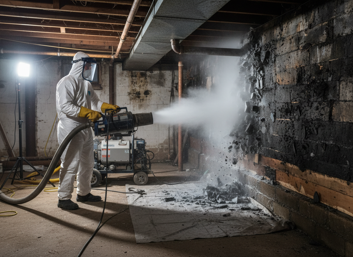 dry ice blasting mold in KEENE