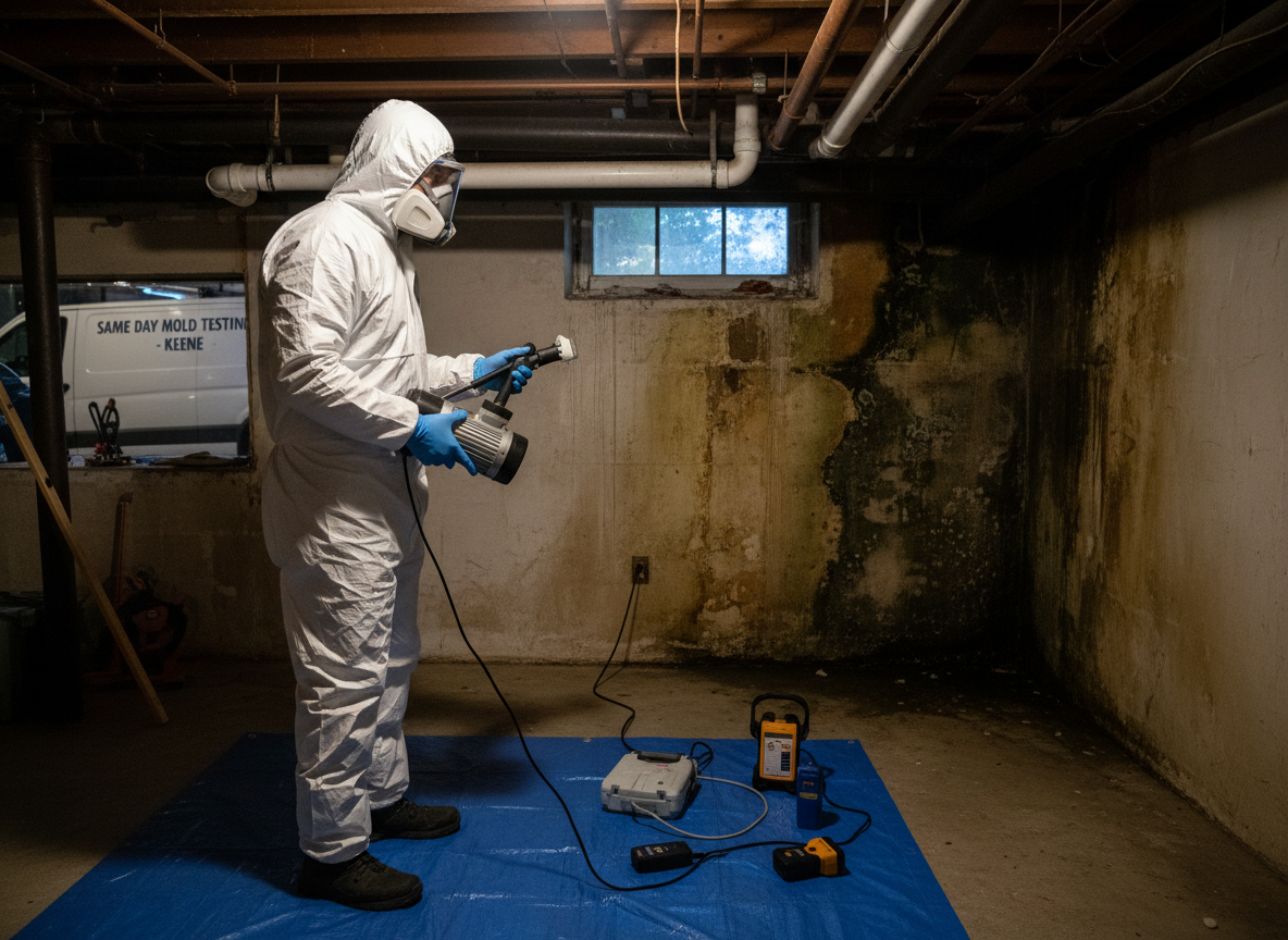 same day mold testing in KEENE