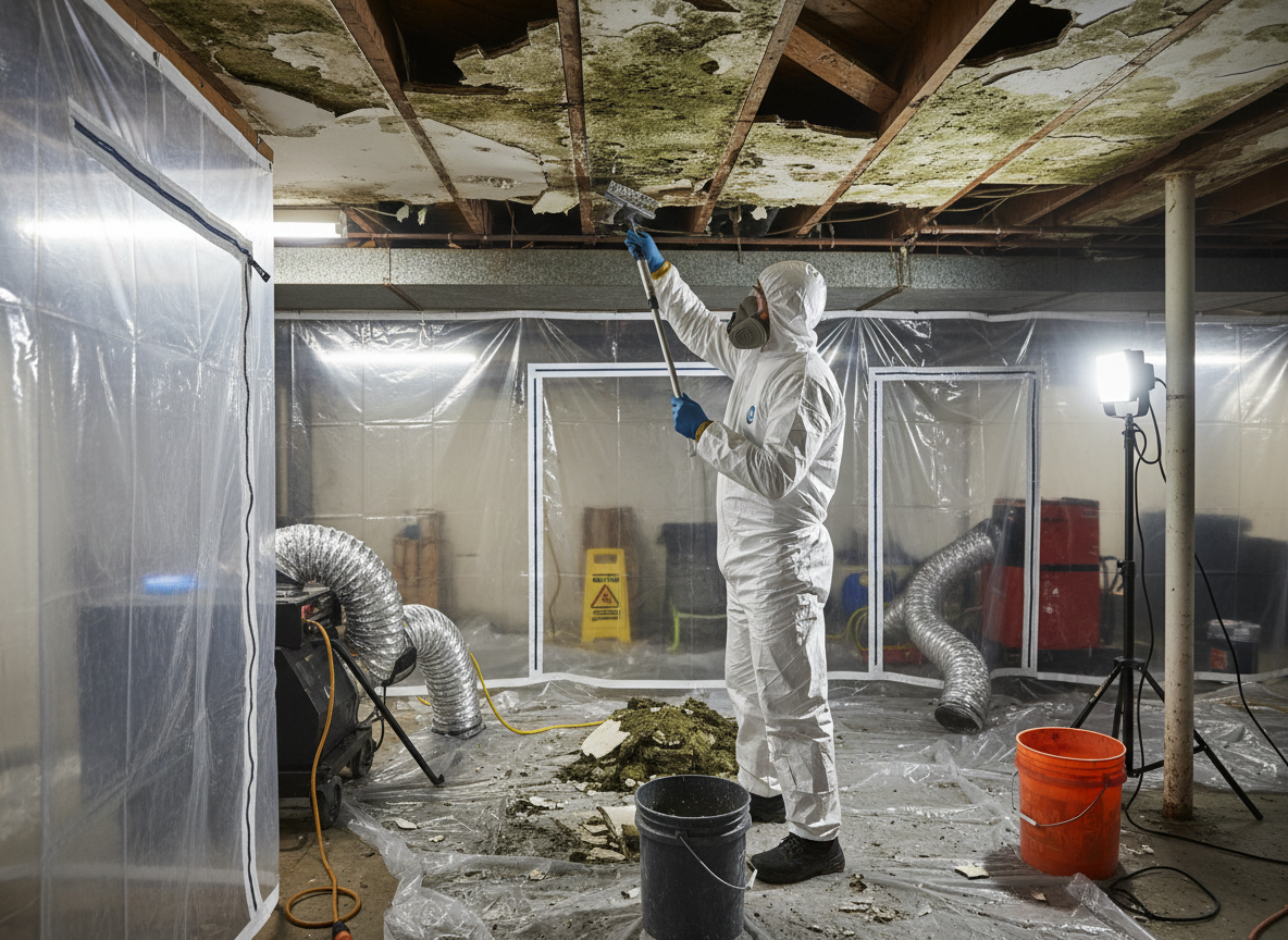 water damage mold remediation in KEENE